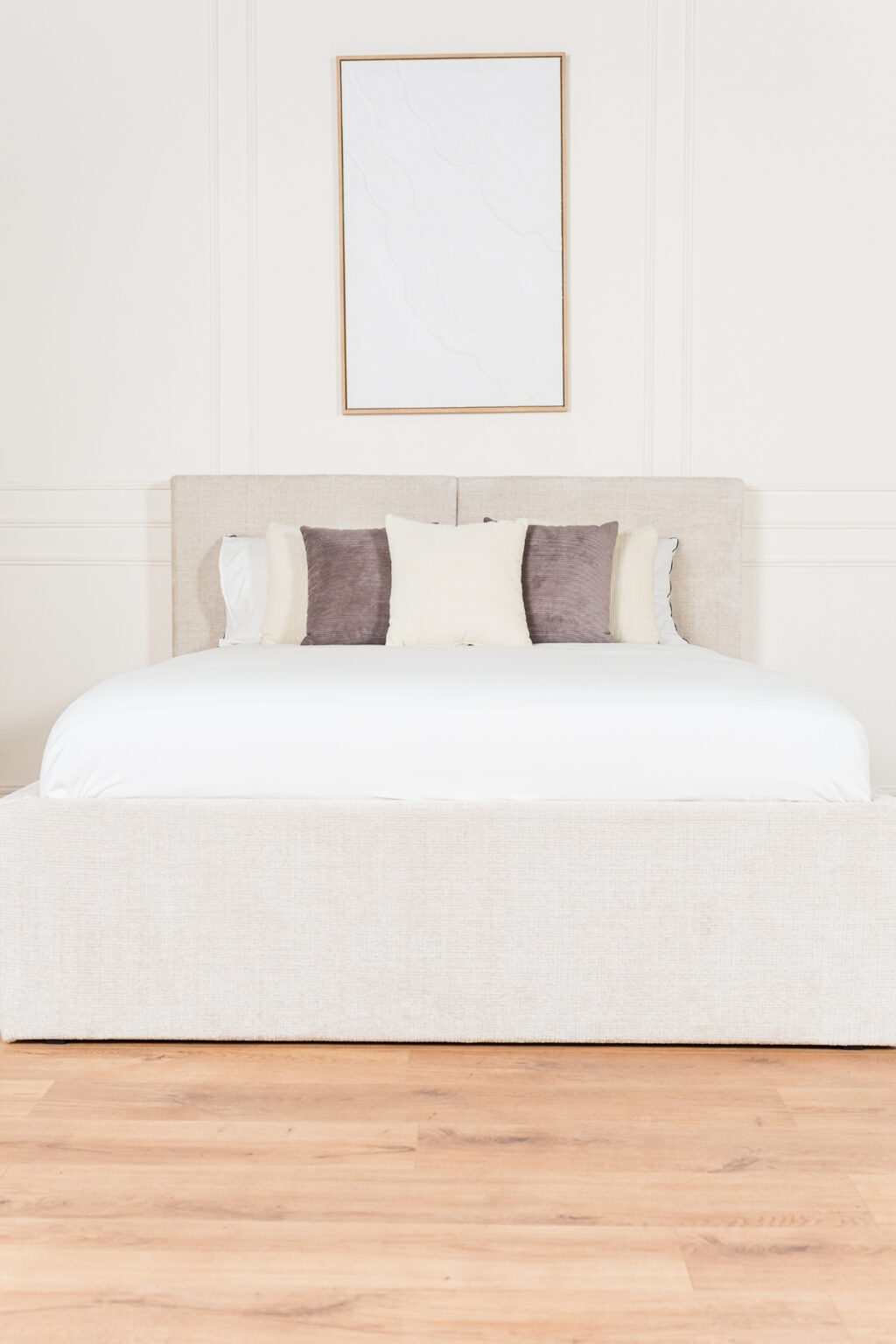 LIT COFFRE MIA TISSU CHENILLE 6