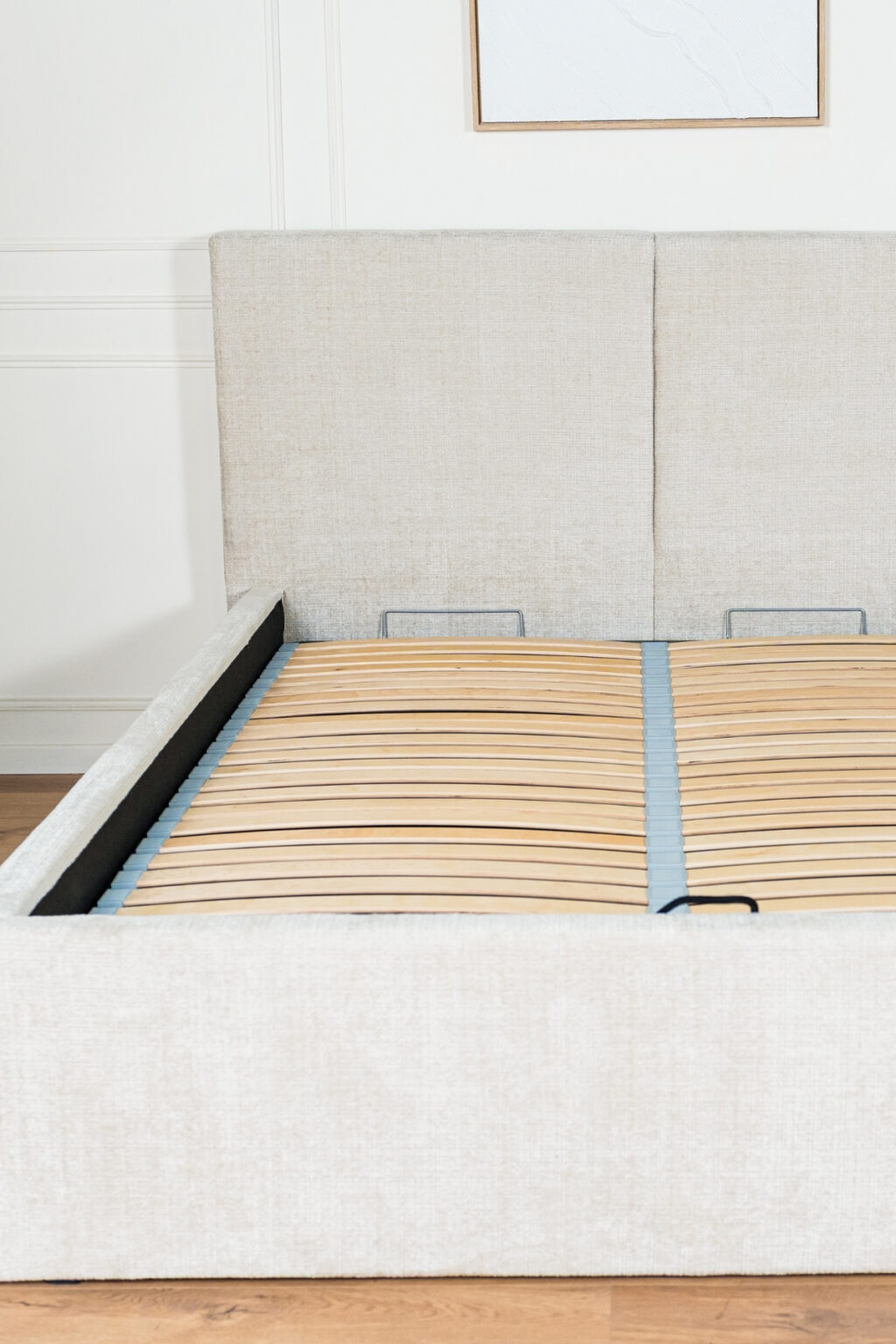 LIT COFFRE MIA TISSU CHENILLE 7