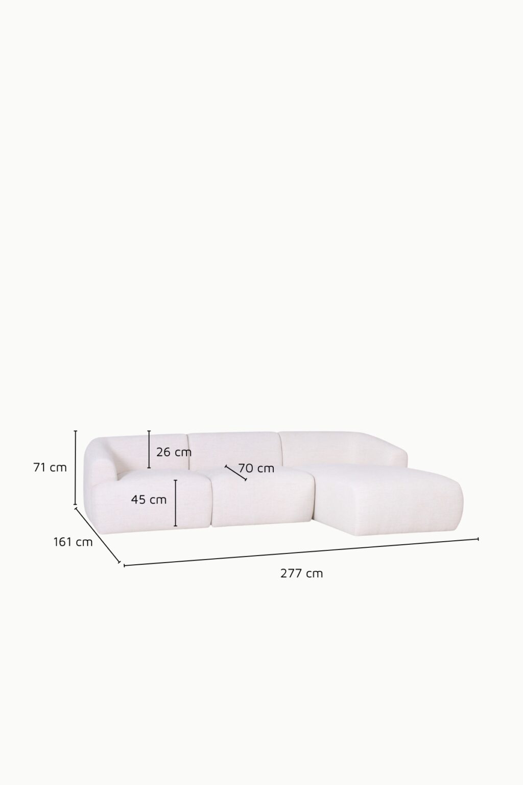 canape angle winston tissus chenille ecru 8 canape angle winston tissus chenille ecru 8
