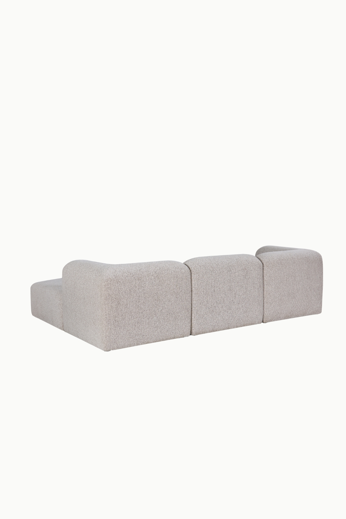Découvrez le canapé d’angle modulable Bohem, un modèle design et confortable avec pouf assorti, idéal pour sublimer un salon contemporain.