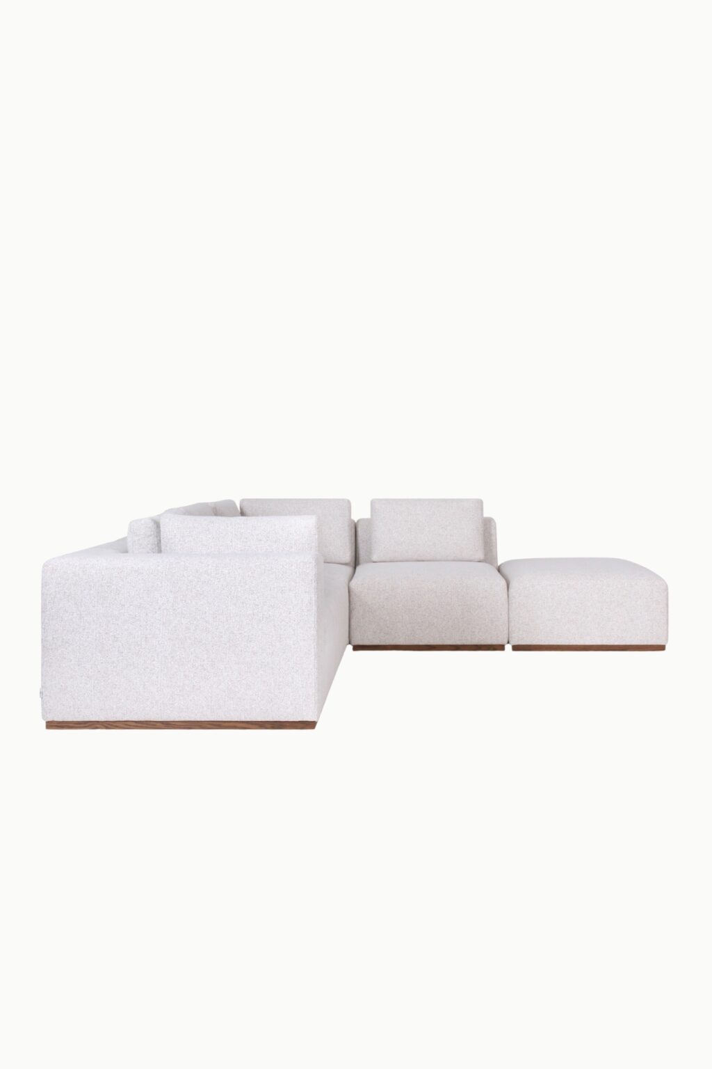 canape angle modulable reversible ella tissus chenille beige 1
