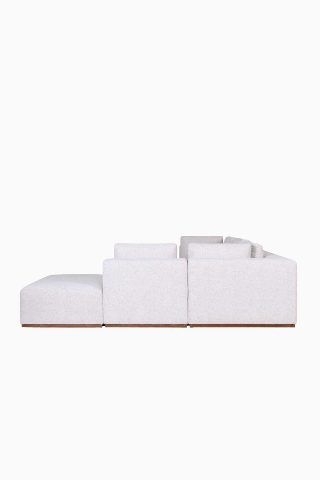 canape angle modulable reversible ella tissus chenille beige 2