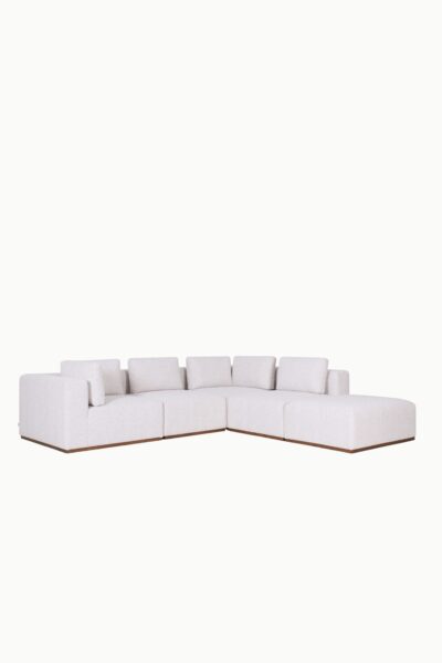 canape angle modulable reversible ella tissus chenille beige 9 canape angle modulable reversible ella tissus chenille beige 9