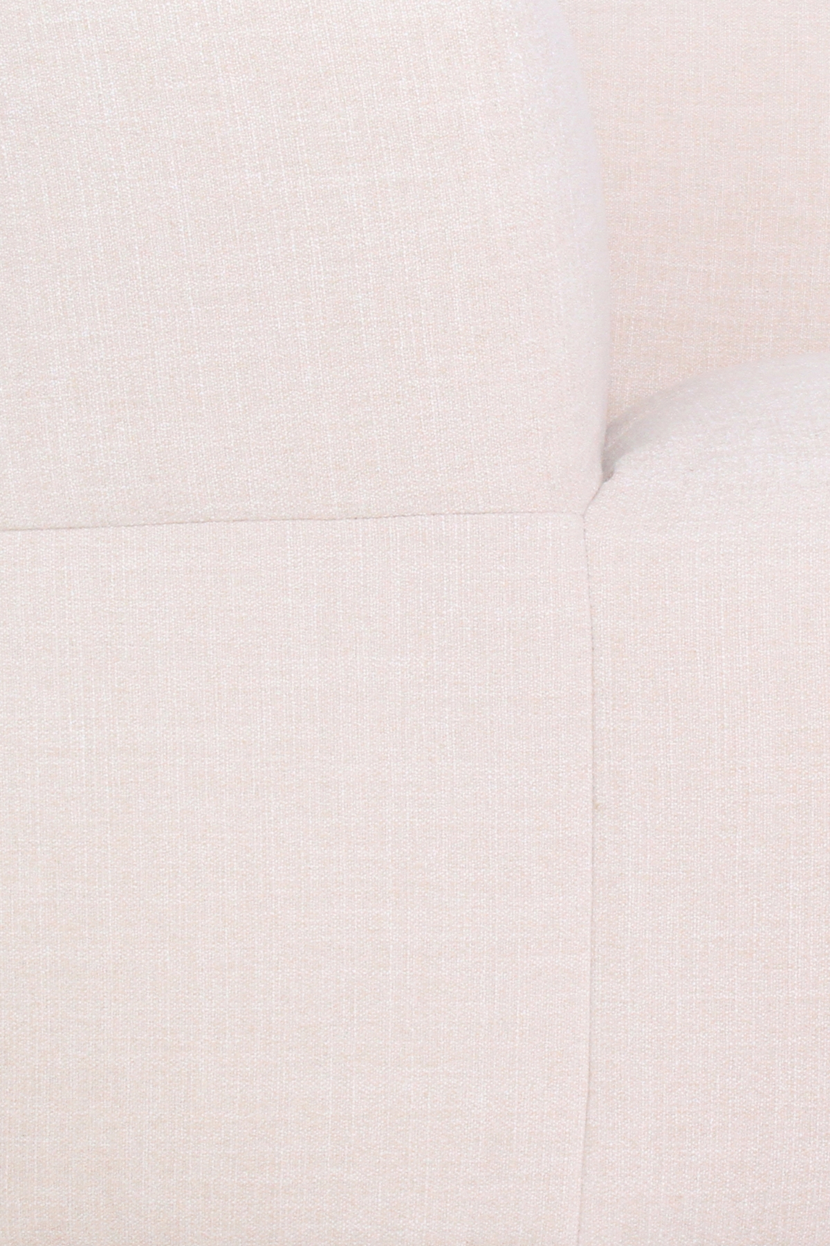 canapé d’angle réversible et modulable Sofia en tissu chenille beige, design moderne avec assises larges