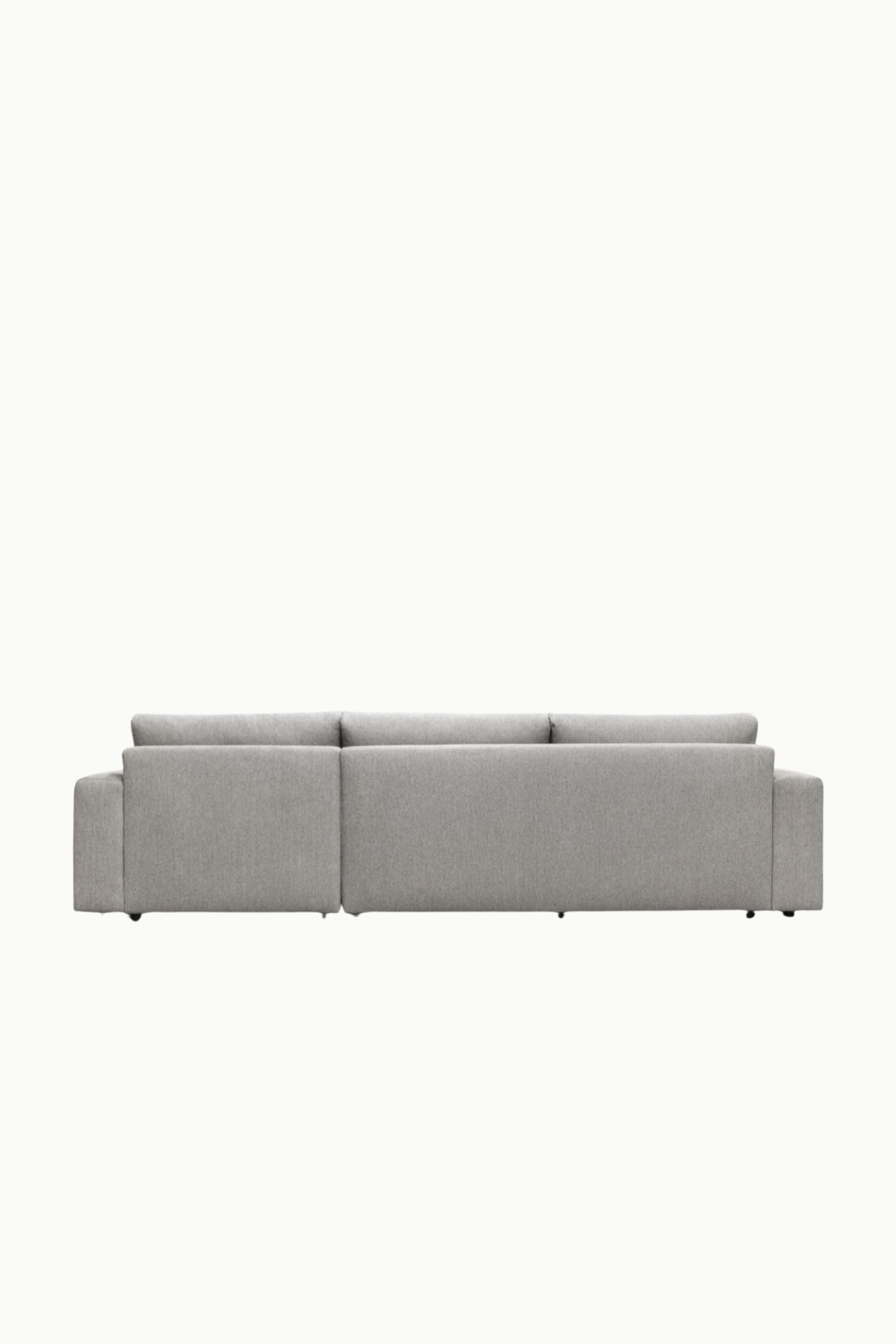 canapé Riviera 5/6 places en tissus chenille gris, format 300×167 cm, style moderne