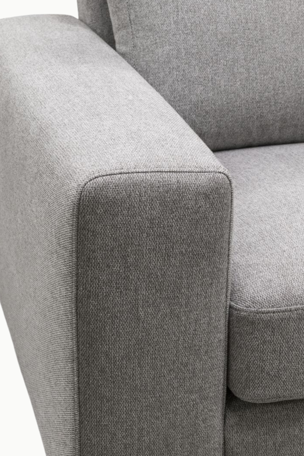 canapé Riviera 5/6 places en tissus chenille gris, format 300×167 cm, style moderne