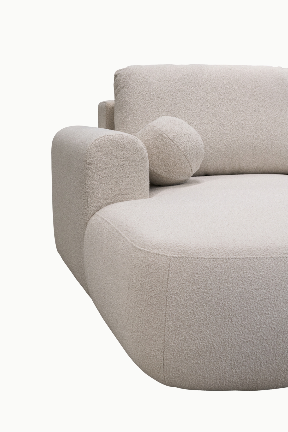 canape coffre convertible aron tissus laine bouclee 4