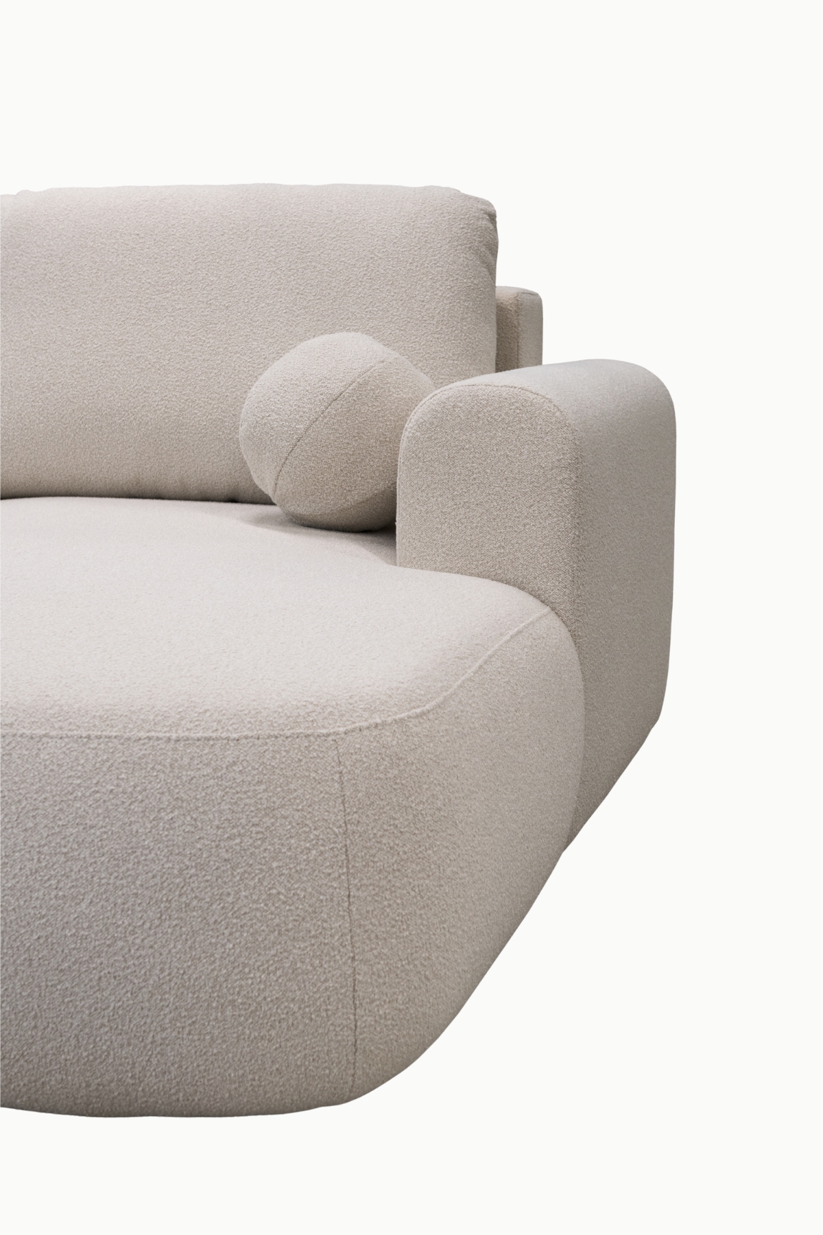 canape coffre convertible aron tissus laine bouclee 5