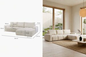 canapé d’angle convertible Bubble XL canapé d’angle convertible Bubble XL